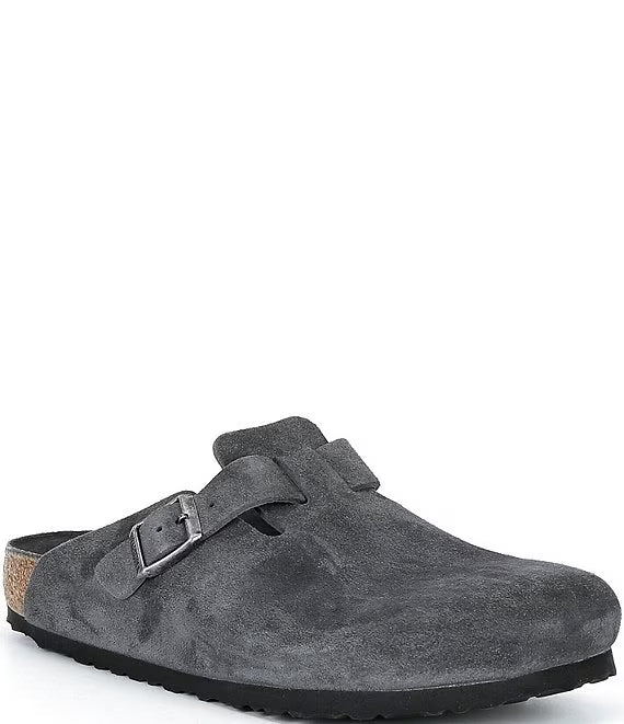 Boston SFB Suede Leather- Charcoal Tonal FB